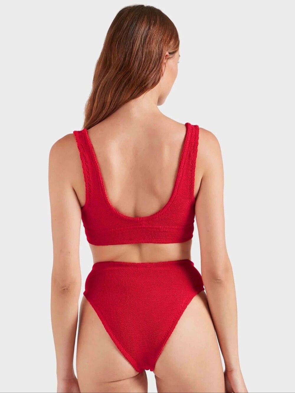 Hunza G Angel Bikini In Red - Picture 6 of 8